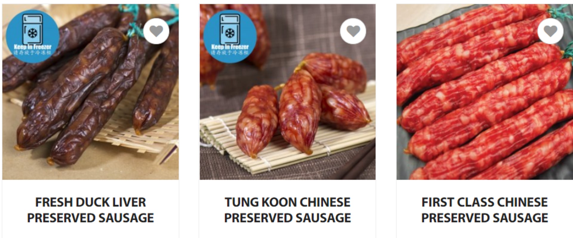 What is chinese sausage made of?